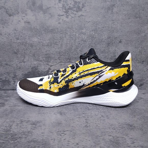 UNDER ARMOUR Curry 2 Low Flotro‎ Taxi Basketball Shoes Mens 7 Black Yellow main image 5
